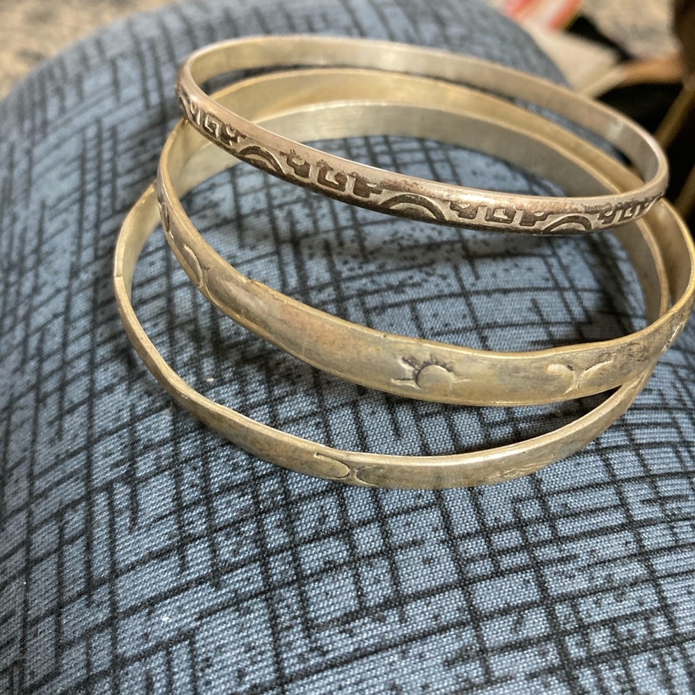 Sterling Silver Bangle Bracelets - image 3
